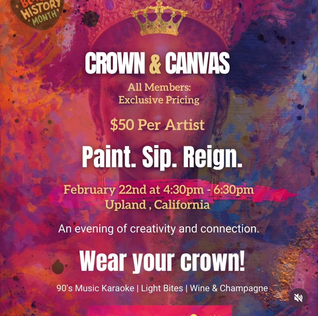 Paint & Sip — Mother's Day Edition